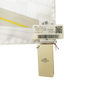 未使用品 エルメス カレ90 MYSTERE AU 24 24番地のミステリー 004106S 04 スカーフ シルク マスティック ベージュ系 0424【中古】HERMES