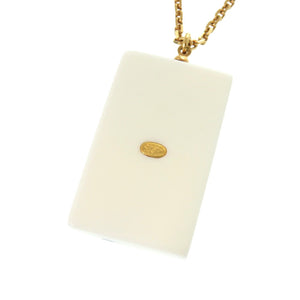 美品 シャネル フラワー ココマーク 02P プラスチック ホワイト ブラック ネックレス アクセサリー 0432 【中古】 CHANEL