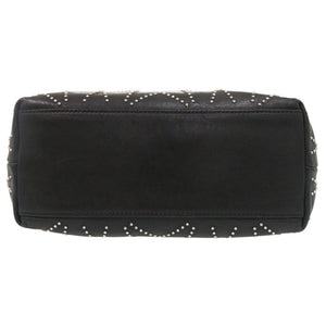ジミーチュウ ソフィア スタースタッズ レザー ブラック 2way トートバッグ 黒 0441【中古】JIMMY CHOO