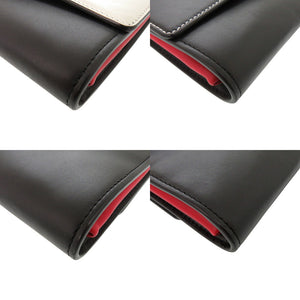マルニ TRUNK トランク レザー ブラック レッド 2way クラッチ 黒 ショルダーバッグ 0442【中古】MARNI