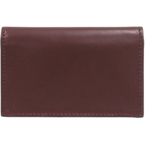 新品同様 ジミーチュウ レザー ボルドー カードケース 財布 赤 0455【中古】JIMMY CHOO
