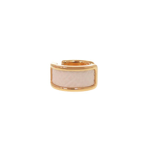 未使用品 エルメス オランプ PM Olympe PM レザー メッキ ホワイト ゴールド イヤーカフ 片耳用 白 金 0459【中古】HERMES