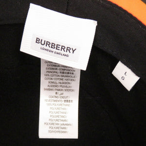 美品 バーバリー TBモノグラム バケットハット コットン/PVC ブラウン 帽子 茶 0470【中古】BURBERRY