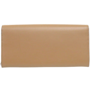 新品同様 フェンディ チェーンウォレット スタッズ 8M0365 レザー ブラウン 長財布 茶 0492【中古】FENDI