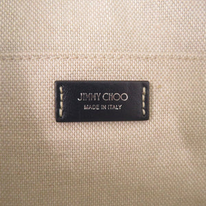 美品 ジミーチュウ デニム ブルー ボディバッグ ウエストバッグ 青 0505【中古】JIMMY CHOO