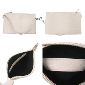 バレンシアガ デューティーフリー 741603 メッシュ レザー ホワイト トートバッグ 白 0515【中古】BALENCIAGA
