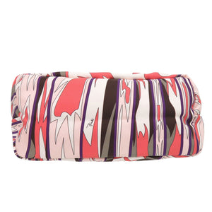 美品 エミリオ プッチ プッチ柄 ポリエステル レザー マルチカラー トートバッグ 0524【中古】Emilio Pucci