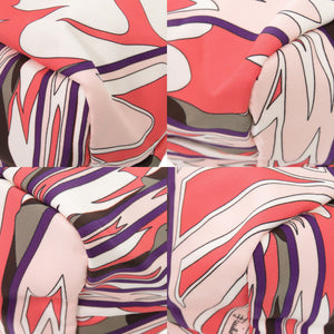 美品 エミリオ プッチ プッチ柄 ポリエステル レザー マルチカラー トートバッグ 0524【中古】Emilio Pucci