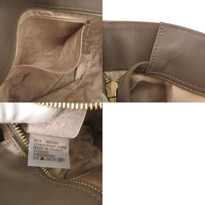 ロンシャン 2way レザー ブラウン ピンクベージュ トートバッグ 0535【中古】Longchamp