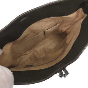 美品 JRA ワンショルダーバッグ マットクロコ グリーン カーキ 緑 0538【中古】