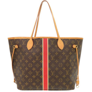 ルイ ヴィトン ネヴァーフルMM モンモノグラム レッド トートバッグ LV 0552【中古】LOUIS VUITTON