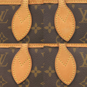 ルイ ヴィトン ネヴァーフルMM モンモノグラム レッド トートバッグ LV 0552【中古】LOUIS VUITTON