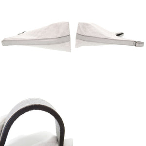 美品 グッチ GGキャンバス レザー 257282 シルバー ワンショルダー ショルダーバッグ 0565【中古】GUCCI