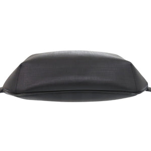 美品 バーバリー PVC/レザー ブラック ボディバッグ ウエストバッグ 黒 0570【中古】BURBERRY メンズ