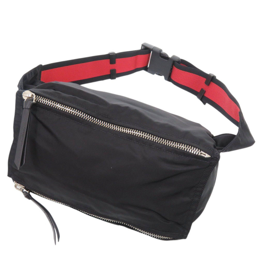 美品 ジバンシィ パンドラ ブラック ボディバッグ ウエストバッグ 黒 0659【中古】GIVENCHY メンズ