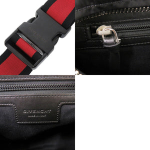 美品 ジバンシィ パンドラ ブラック ボディバッグ ウエストバッグ 黒 0659【中古】GIVENCHY メンズ