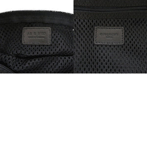 美品 ジバンシィ ナイロン ブラック レッド 2way ボストンバッグ 黒 0660【中古】GIVENCHY
