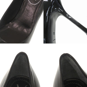 美品 イヴ サンローラン サイズ35 1/2 パテントレザー ブラック パンプス ハイヒール 黒 0666【中古】YVES SAINT LAURENT