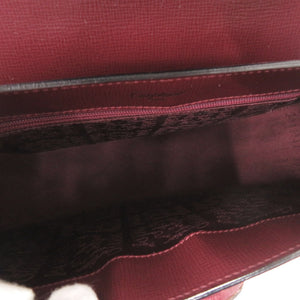 美品 カルティエ マストライン レザー ボルドー ワンショルダー ショルダーバッグ 0673【中古】CARTIER