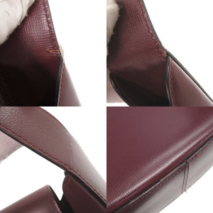 美品 カルティエ マストライン レザー ボルドー ワンショルダー ショルダーバッグ 0673【中古】CARTIER