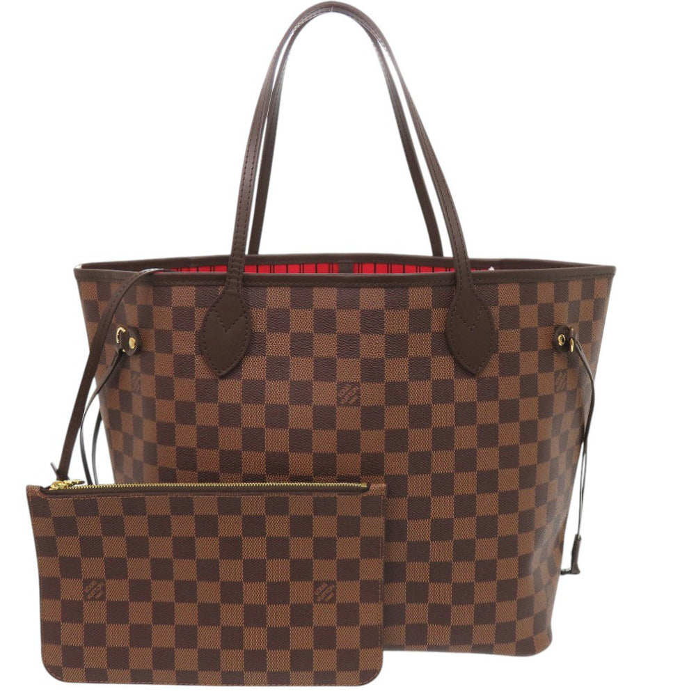 未使用 ルイ ヴィトン ネヴァーフルMM ポーチ付 ダミエ スリーズ N41358 トートバッグ LV 0699【中古】LOUIS VUITTON