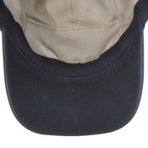美品 エルメス Nevada Super H cap コットン ネイビー 帽子 0723【中古】HERMES