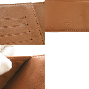 新品同様 ルイ ヴィトン ポルトフォイユ アメリア モノグラム マヒナ M95996 コニャック 長財布 茶 LV 0729【中古】LOUIS VUITTON