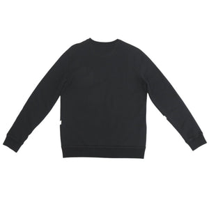 美品 ヴァレンティノ Vロゴ TV3MF05H5F7 コットン サイズXS ブラック スウェット トレーナー 黒 0755【中古】Valentino メンズ