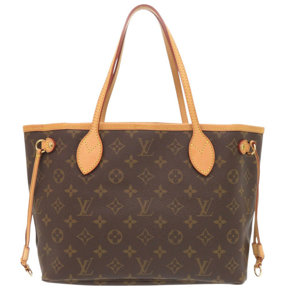 美品 ルイ ヴィトン ネヴァーフルPM モノグラム M40155 トートバッグ ベージュ LV 0822【中古】LOUIS VUITTON