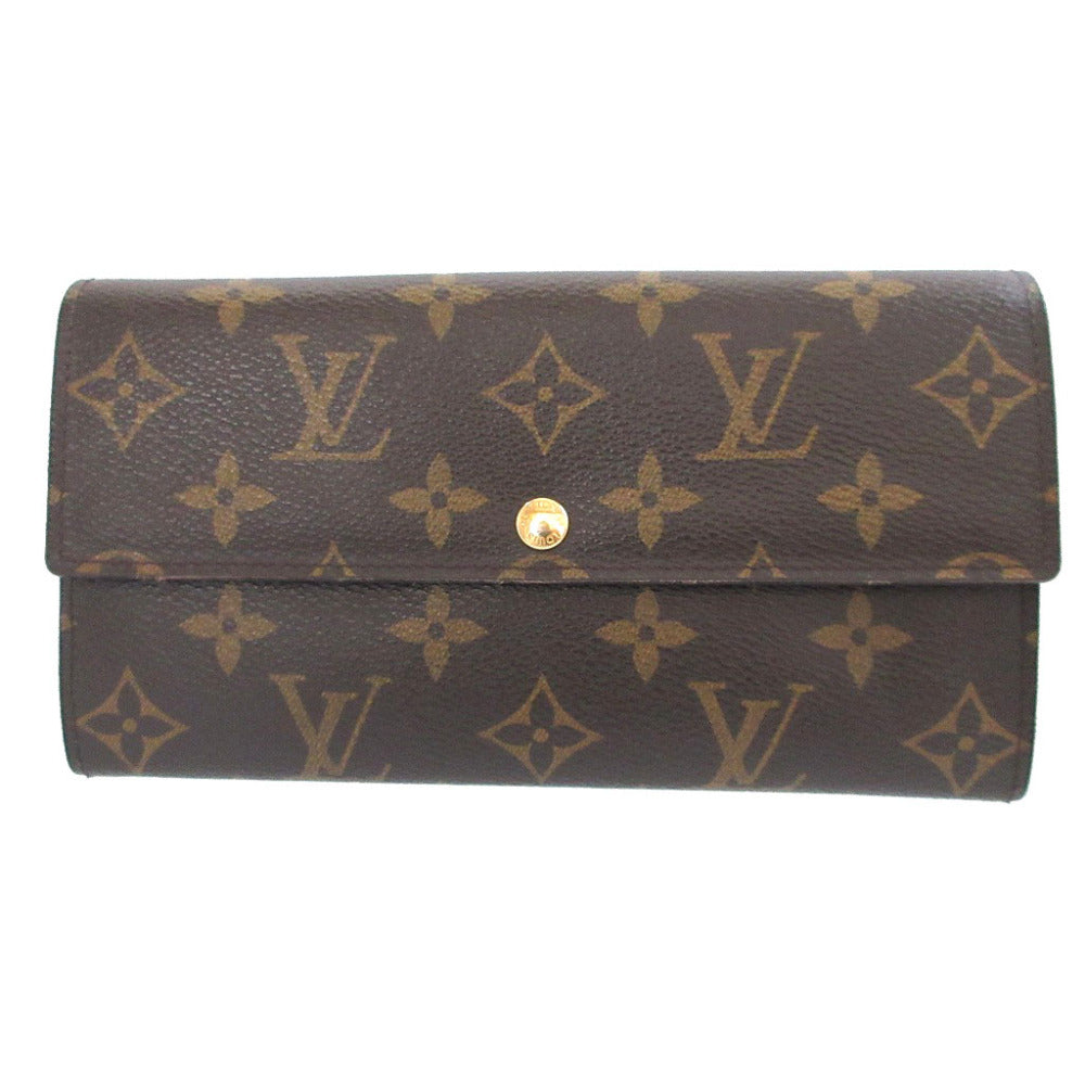 ルイヴィトン モノグラム ポルトフォイユ サラ Ｍ61734 2つ折り長財布 財布 0861【中古】LOUIS VUITTON