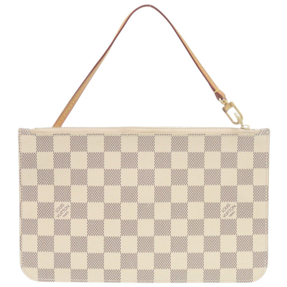 ルイ ヴィトン ネヴァーフルポーチ MM/GM用 ダミエアズール ポーチ LV 0894-2【中古】LOUIS VUITTON
