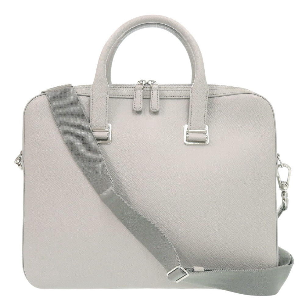 新品同様 ダンヒル カドガン 2way ビジネスバッグ ブリーフケース レザー グレー 0926【中古】Dunhill