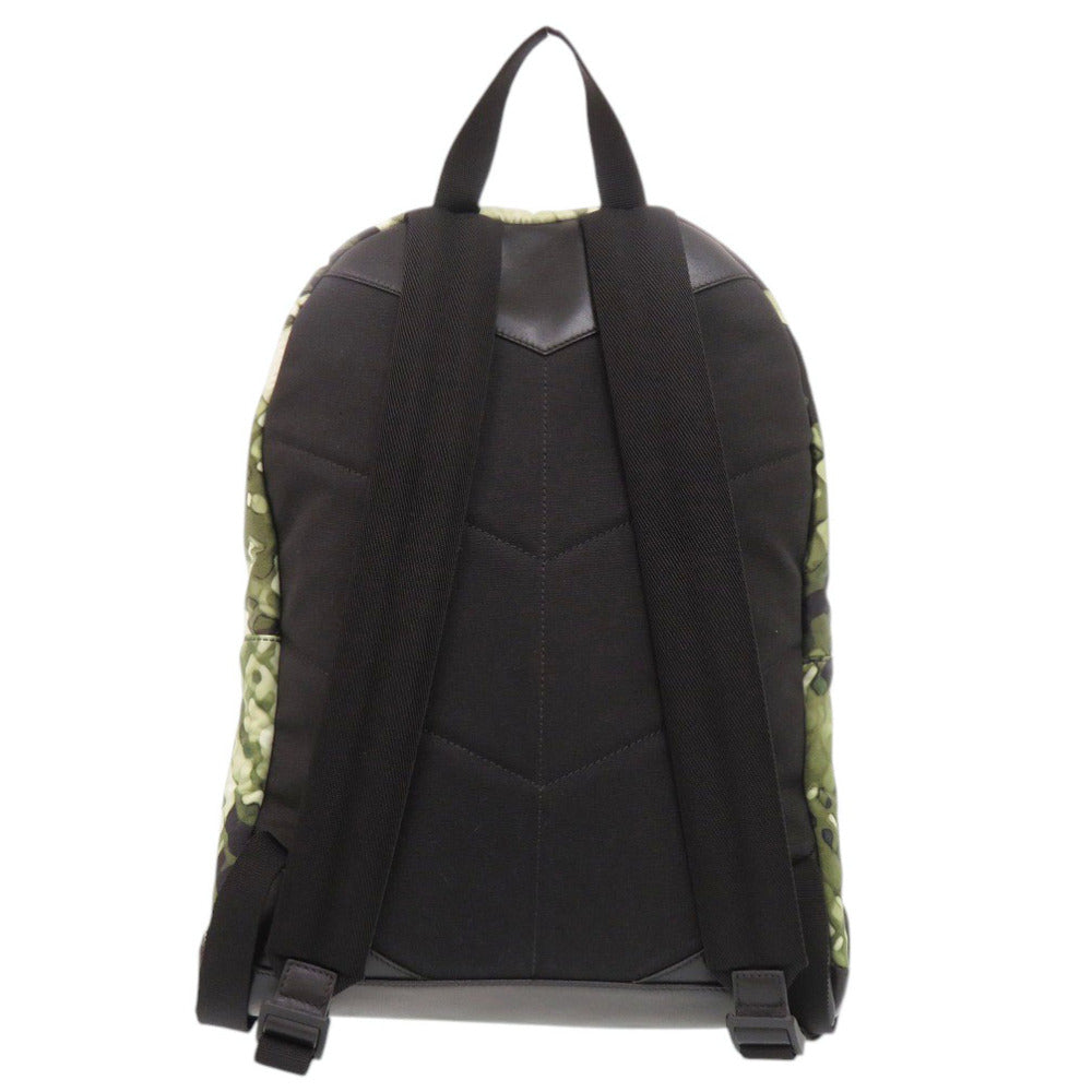 美品 ジミーチュウ ウィルマー ナイロン グリーン リュック デイパック 緑 0940【中古】JIMMY CHOO メンズ