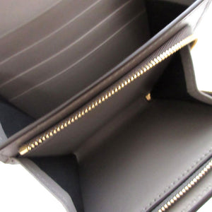 新品同様 グッチ 723799 GGマトラッセ レザー グレー 2つ折り財布 財布 0951【中古】GUCCI