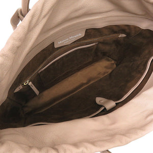 美品 メゾン マルジェラ 5AC SB1WD0008 レザー ピンクベージュ 2way トートバッグ ハンドバッグ 0952【中古】Maison Margiela