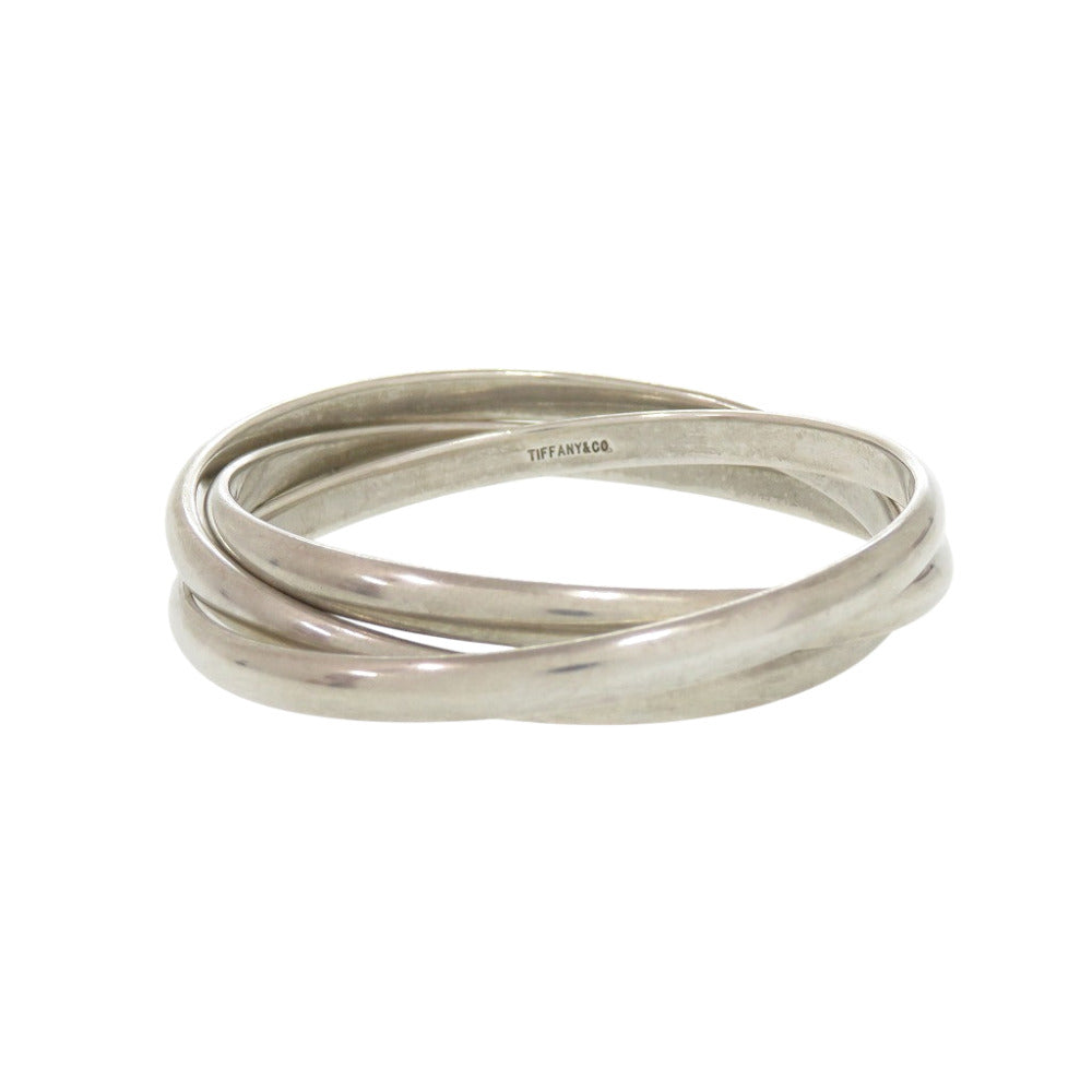 ティファニー ヘビートリニティ 3連バングル シルバー925 シルバー 0963【中古】TIFFANY&Co.