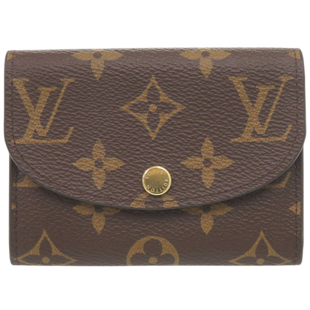 美品 ルイ ヴィトン ポルトモネ ロザリ モノグラム フューシャ M41939 IC 二つ折り財布 LV 0995【中古】LOUIS VUITTON