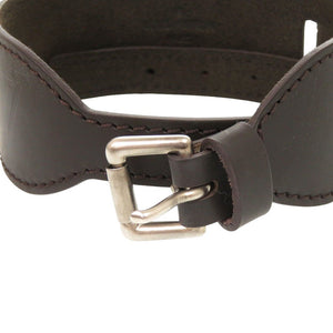美品 ルイ ヴィトン プラスレ フォース M66500 モノグラムグラセレザー ブラウン ブレスレット LV 0996【中古】LOUIS VUITTON