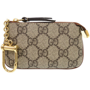 新品同様 グッチ 447964 GGスプリーム ベージュ コインケース 財布 1001【中古】GUCCI