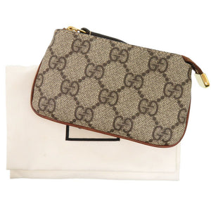 新品同様 グッチ 447964 GGスプリーム ベージュ コインケース 財布 1001【中古】GUCCI