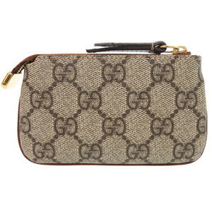 新品同様 グッチ 447964 GGスプリーム ベージュ コインケース 財布 1001【中古】GUCCI