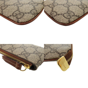 新品同様 グッチ 447964 GGスプリーム ベージュ コインケース 財布 1001【中古】GUCCI
