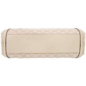 美品 グッチ スカーレット グッチシマ 282298 レザー アイボリー ハンドバッグ 1020【中古】GUCCI