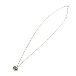 美品 グッチ ダブルG シルバー925 ネックレス ペンダント シルバー 1034【中古】GUCCI