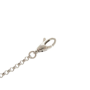 美品 グッチ ダブルG シルバー925 ネックレス ペンダント シルバー 1034【中古】GUCCI