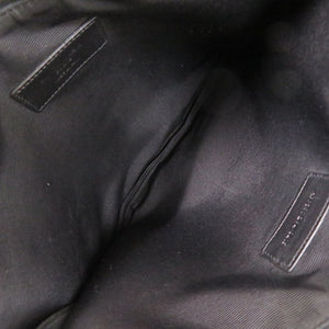 サンローランパリ スカル 397294 キャンバス/レザー ブラック クラッチバッグ 黒 1058【中古】SAINT LAURENT PARIS メンズ