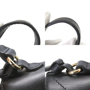 ジバンシィ エデン ミニ レザー ブラック 2WAY ハンドバッグ ショルダーバッグ 黒 1059【中古】GIVENCHY