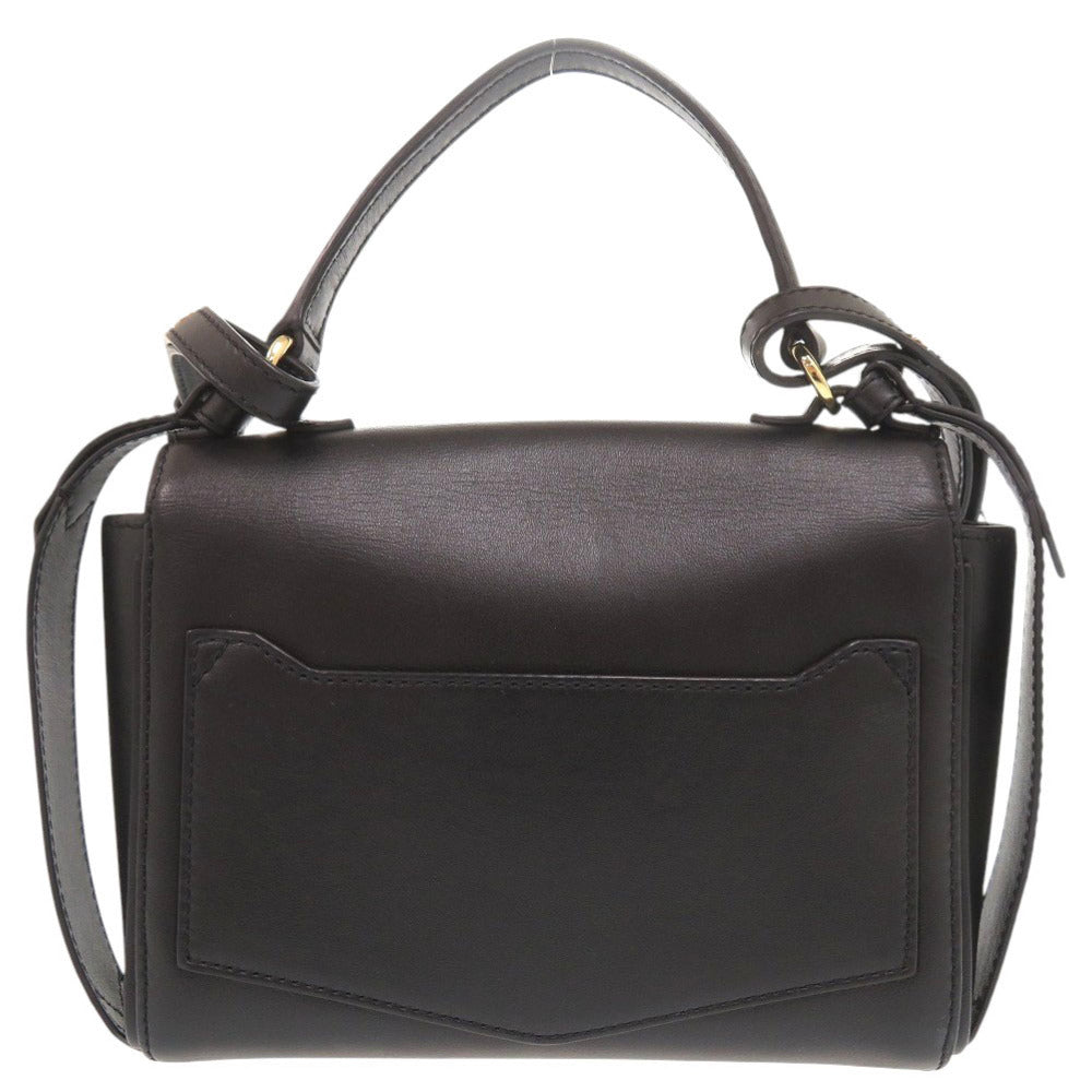 ジバンシィ エデン ミニ レザー ブラック 2WAY ハンドバッグ ショルダーバッグ 黒 1059【中古】GIVENCHY