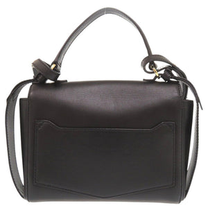 ジバンシィ エデン ミニ レザー ブラック 2WAY ハンドバッグ ショルダーバッグ 黒 1059【中古】GIVENCHY