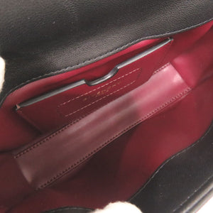 ジバンシィ エデン ミニ レザー ブラック 2WAY ハンドバッグ ショルダーバッグ 黒 1059【中古】GIVENCHY